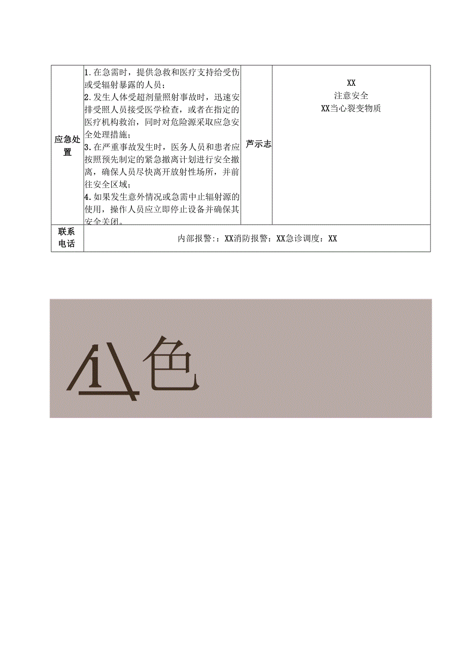 放射科岗位安全风险告知卡（2025年XX市医院）.docx_第2页