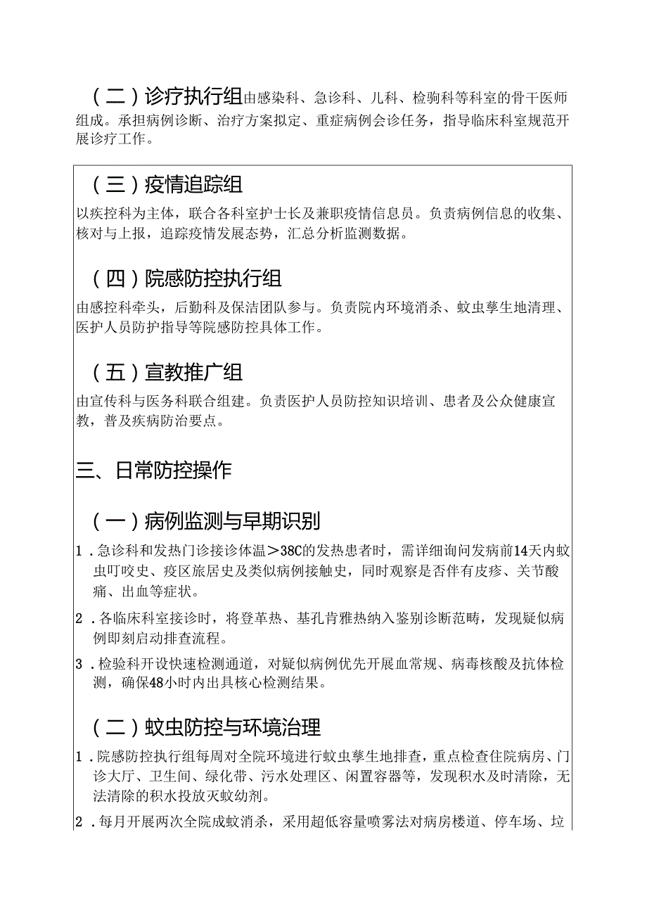 关于医院卫生院防登革热、基孔肯雅热预案（最新版）.docx_第2页