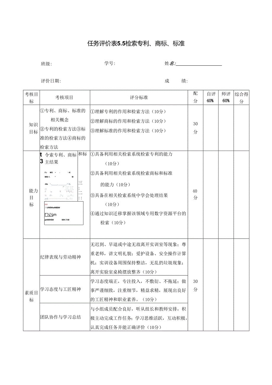 《信息技术应用》——任务评价表5.5.docx_第1页