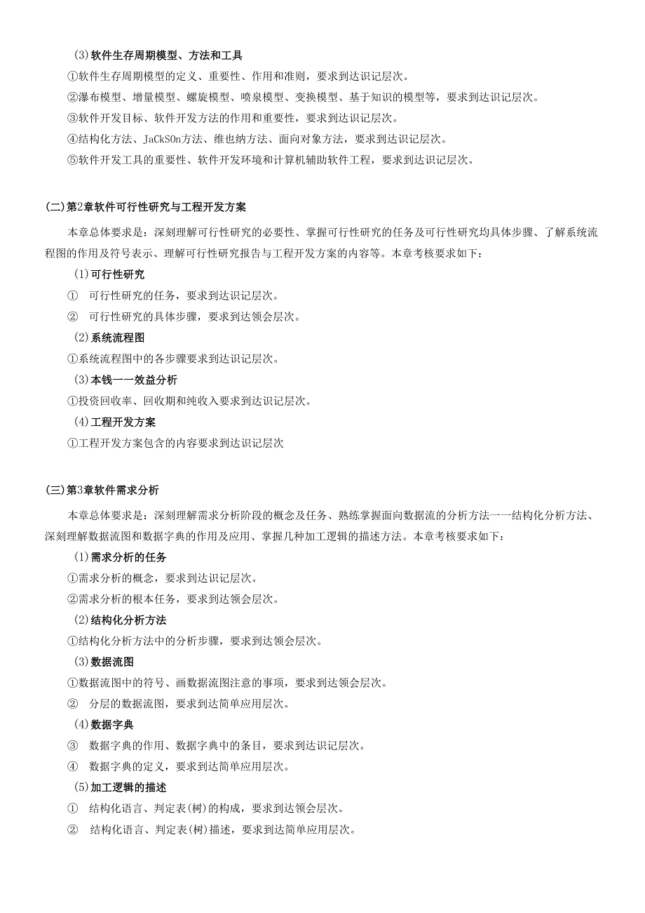 软件工程学自考考纲.docx_第2页