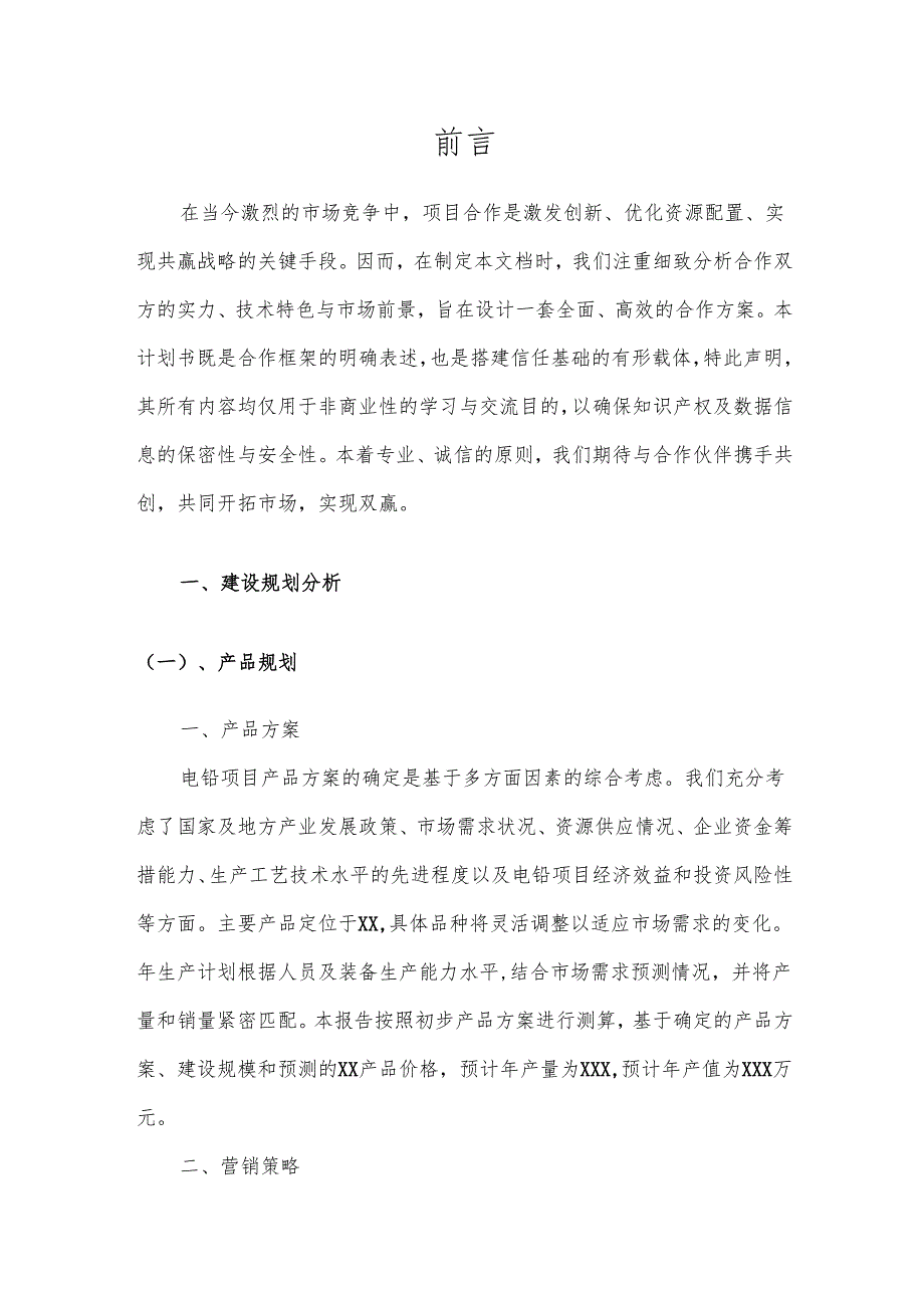 2025年电铅项目建议书.docx_第3页