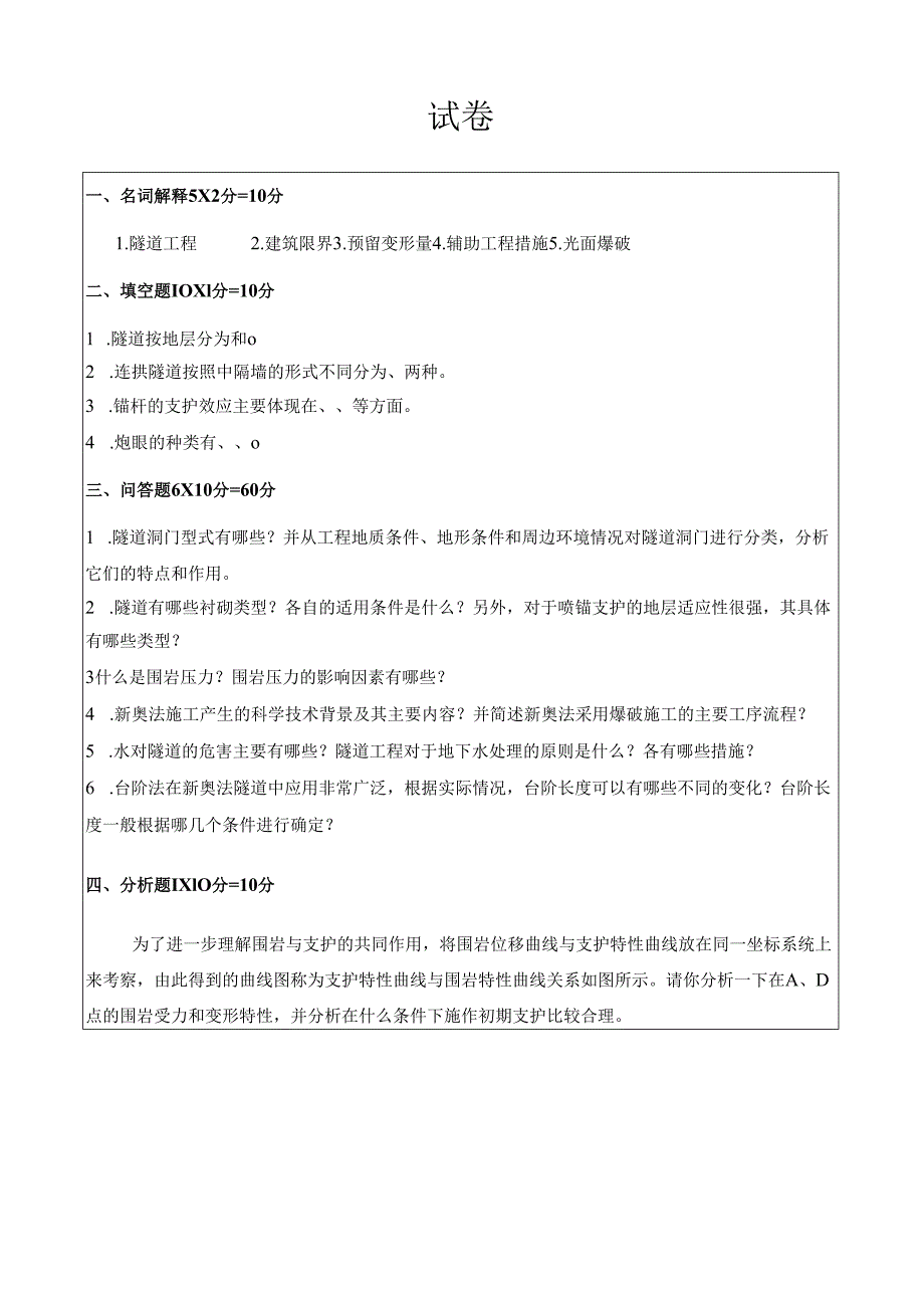 《隧道工程》试卷及答案.docx_第1页