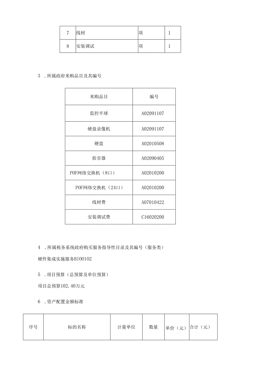 纳税服务综合系统监控设备采购需求.docx_第2页