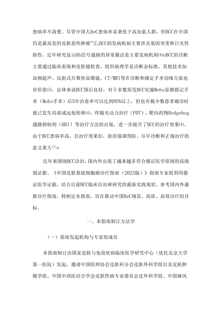 中国皮肤基底细胞癌诊疗指南(2023版).docx_第2页