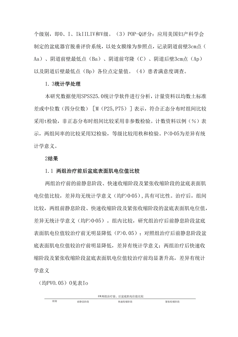 两种盆底康复治疗模式对产后盆底肌功能修复的疗效比较.docx_第3页