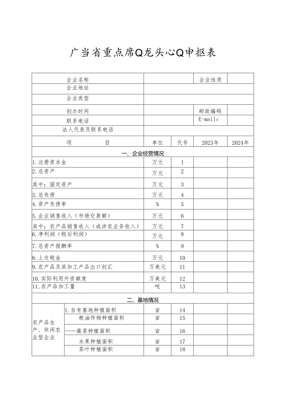 广东省重点农业龙头企业申报表.docx_第2页