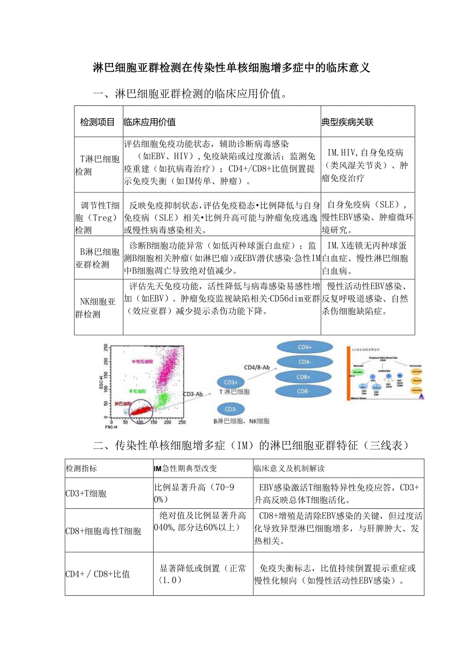 淋巴细胞亚群检测在传染性单核细胞增多症中的临床意义.docx_第1页