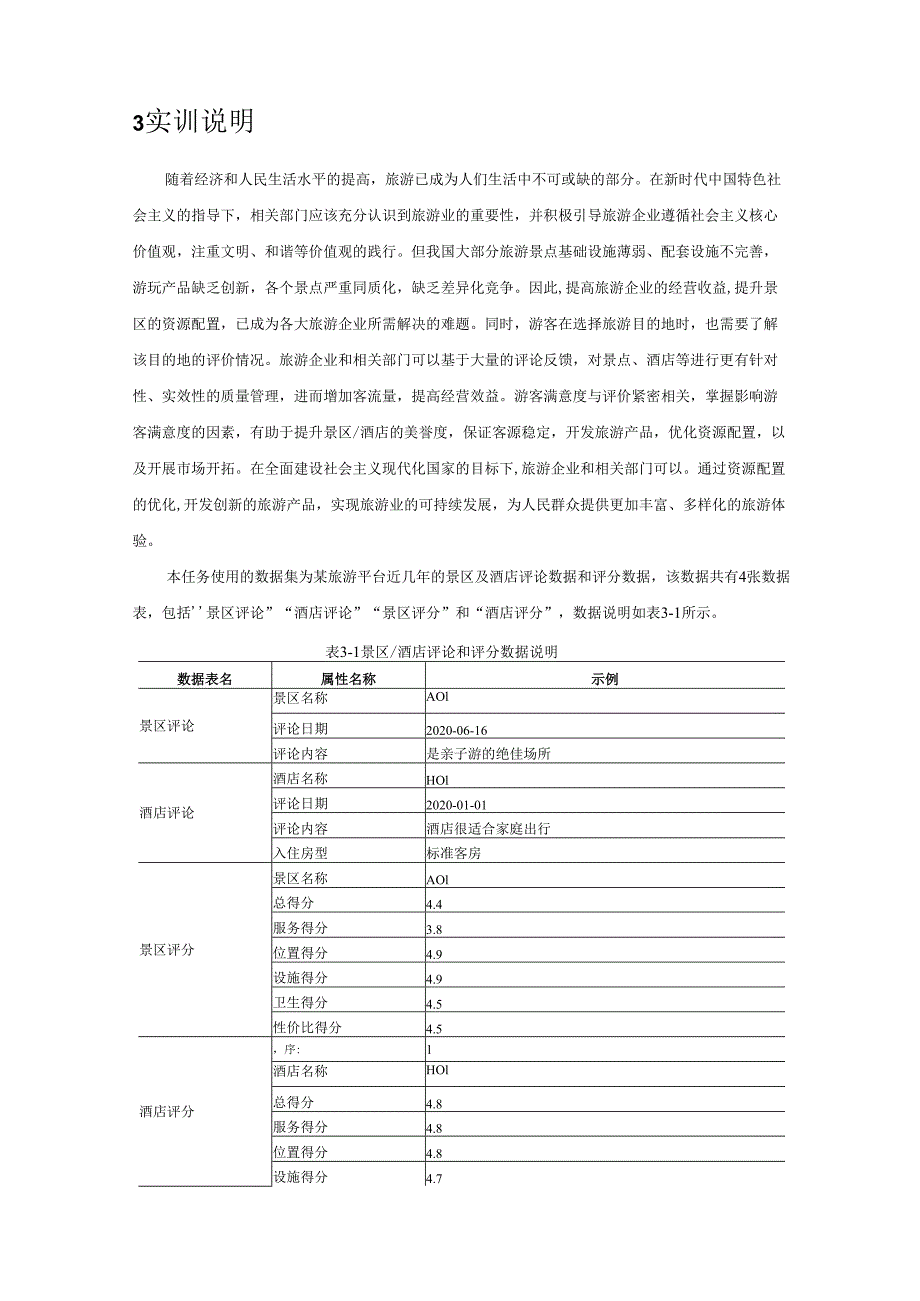 《自然语言处理技术》——实训12 游客目的地聚类分析.docx_第3页
