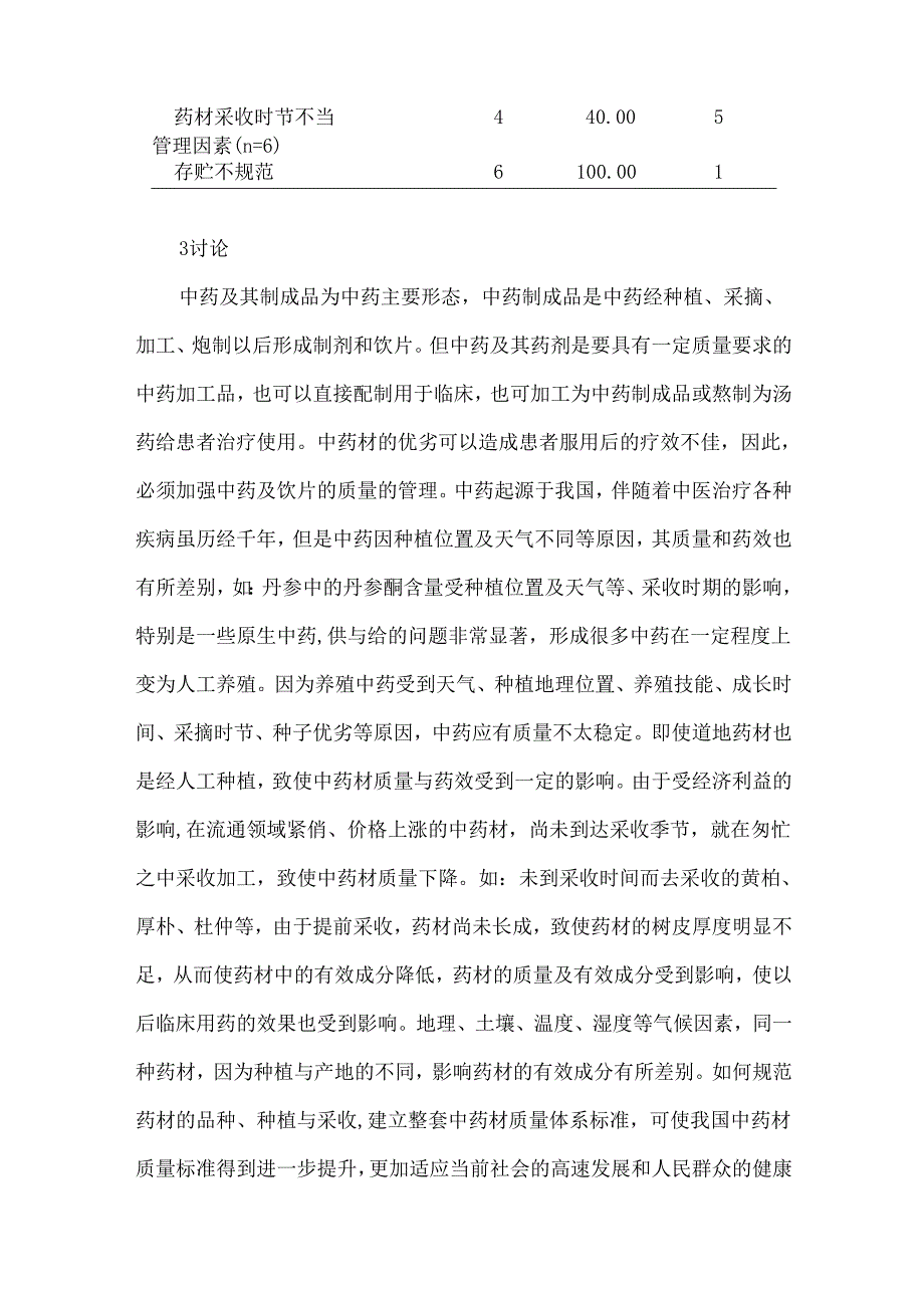 中药制剂和饮片质量管理存在的问题与对策.docx_第3页