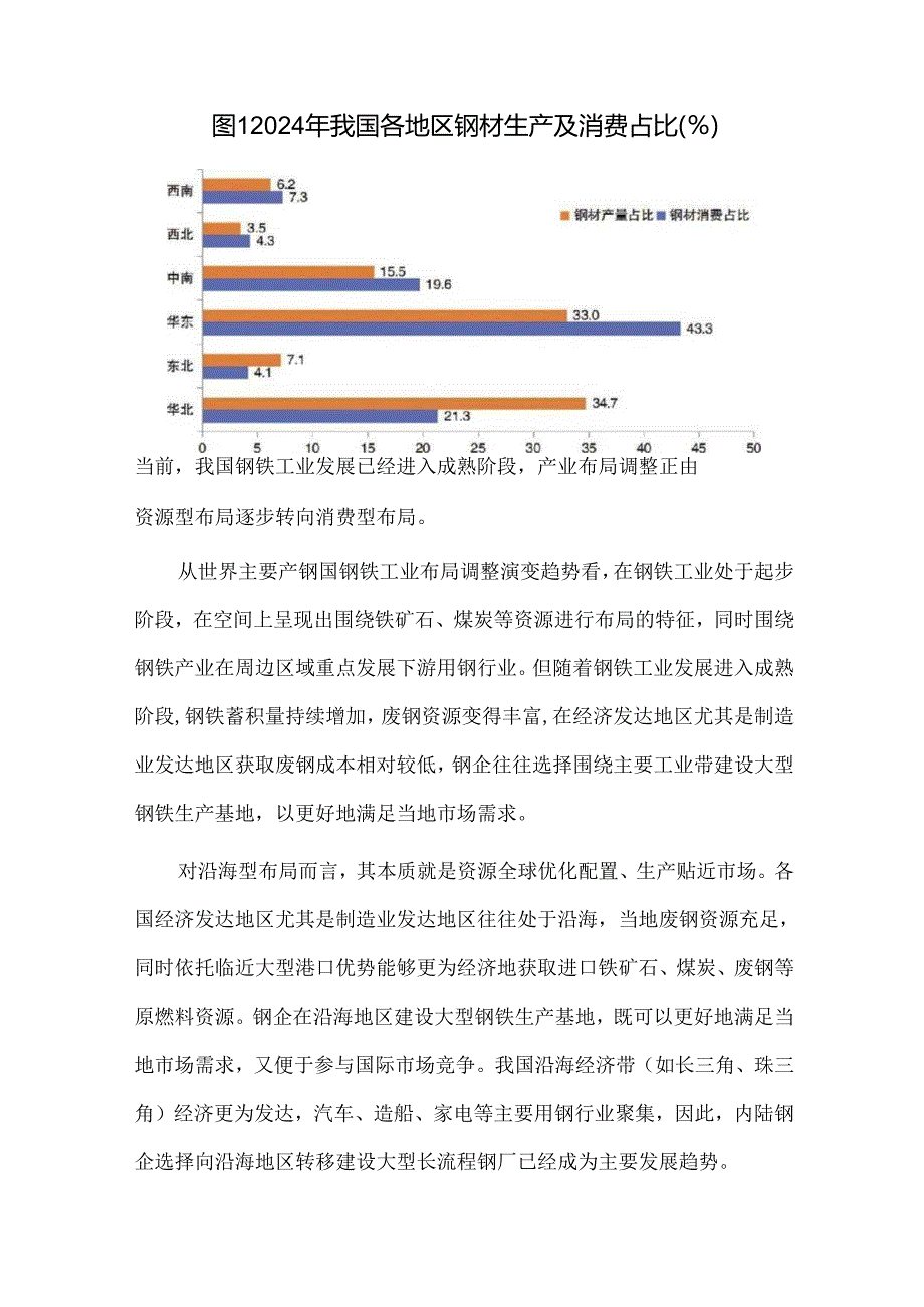 十五五我国钢铁产业布局调整方向及发展建议.docx_第3页