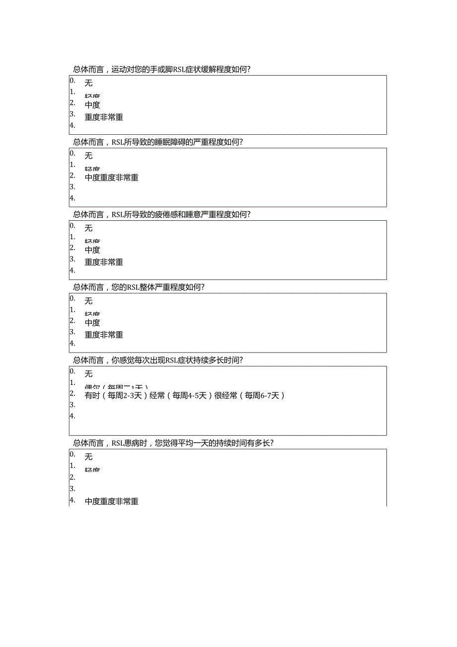 不宁腿严重程度评定量表.docx_第2页