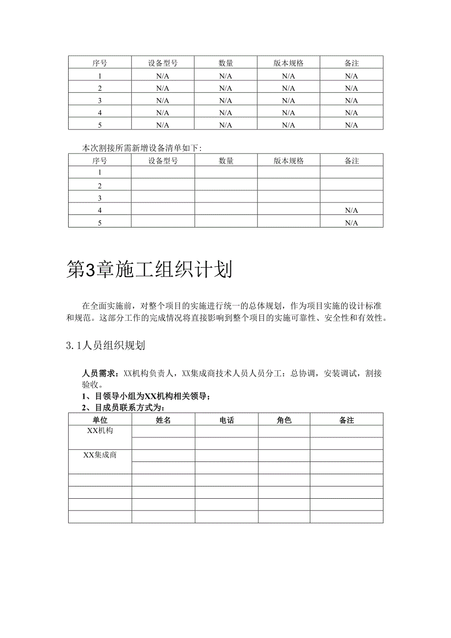 网络设备割接方案模板.docx_第3页