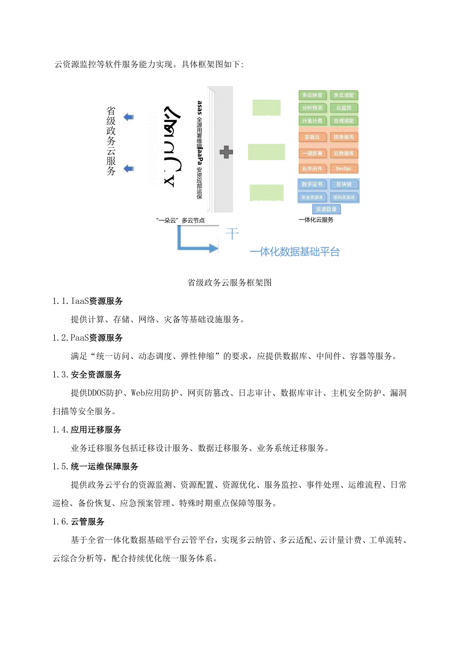 数字安徽-2025年度省级政务云服务项目采购需求.docx_第3页