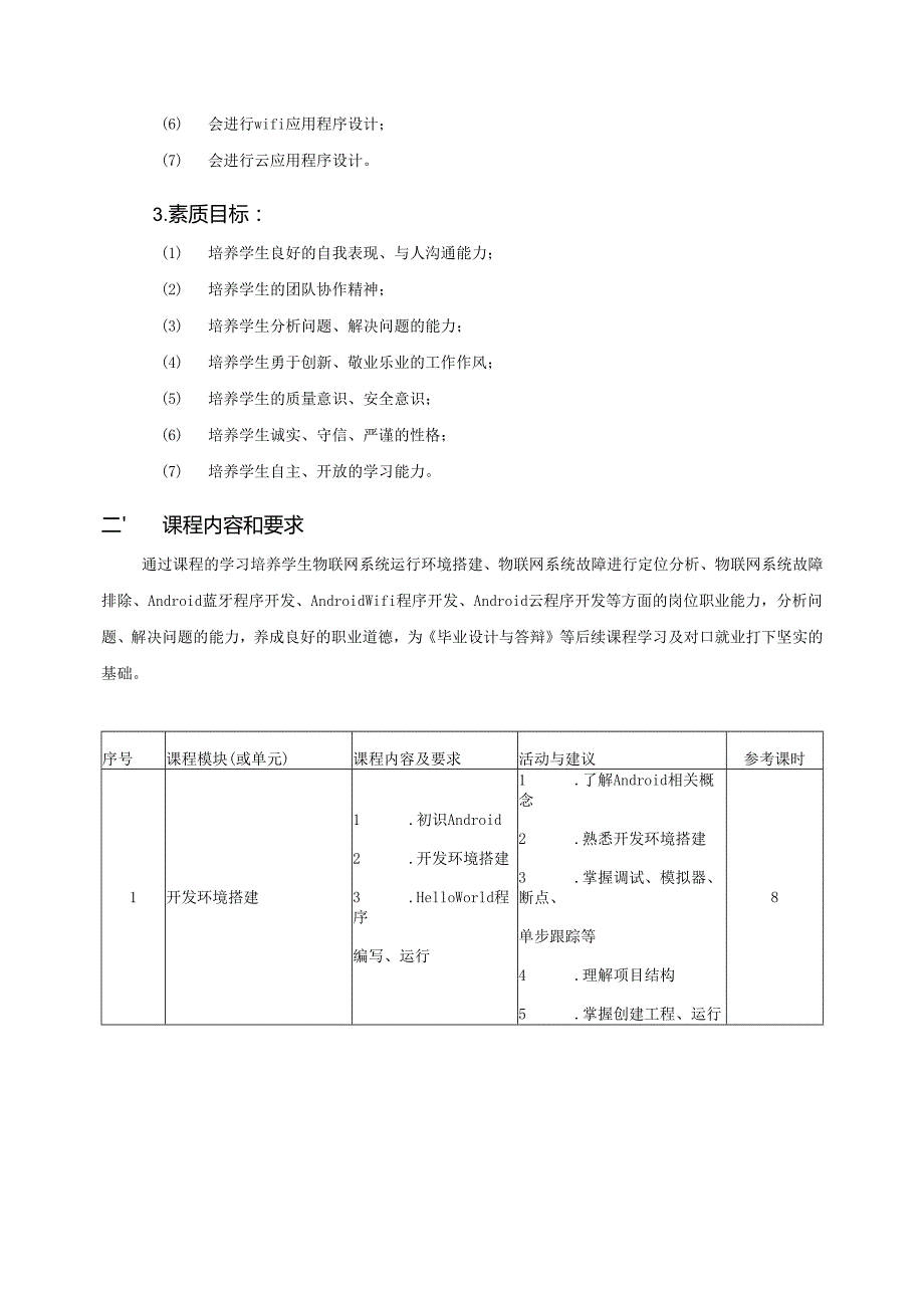 《移动应用开发》课程标准.docx_第3页