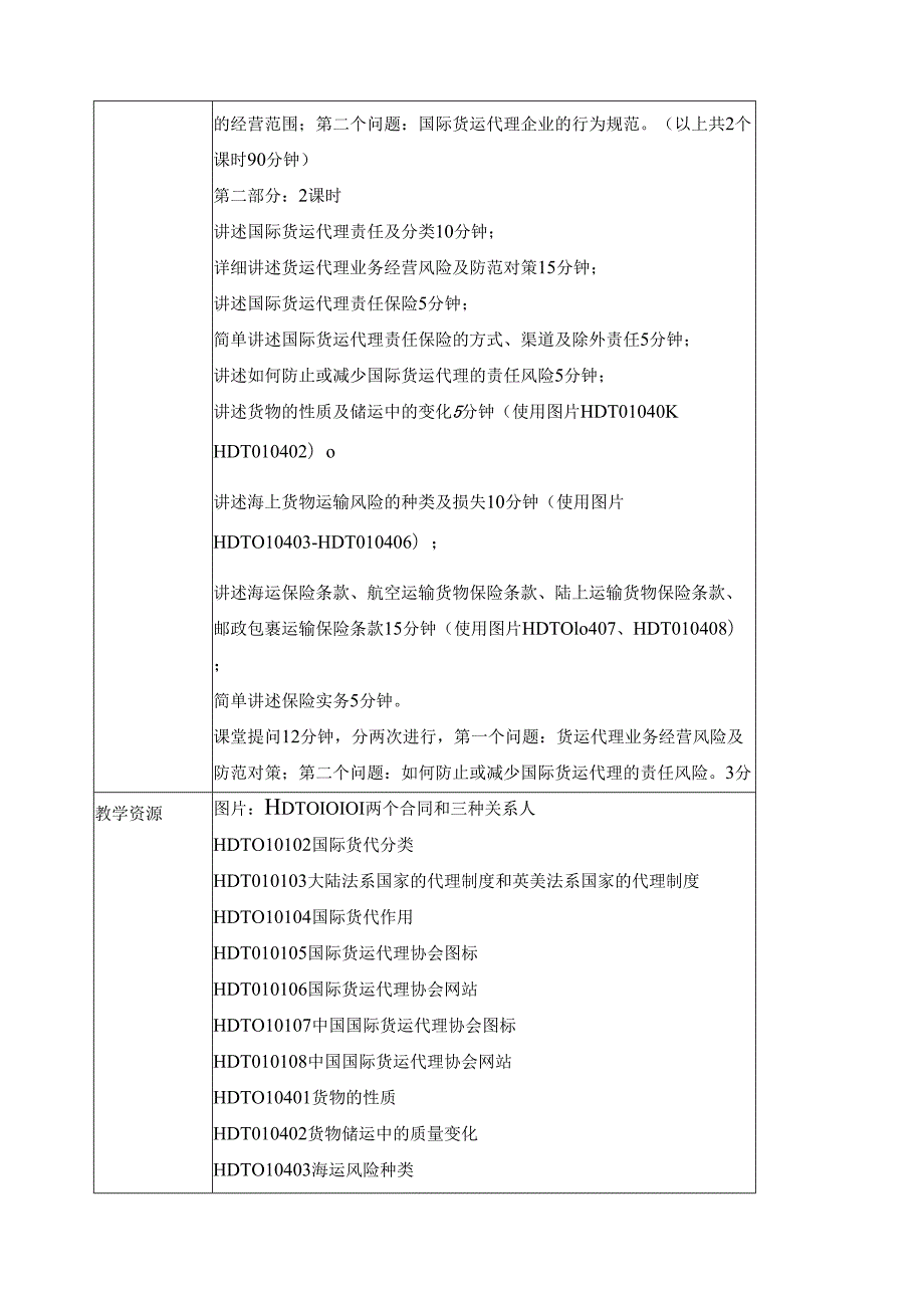 《国际货运代理》职业活动教学设计.docx_第2页