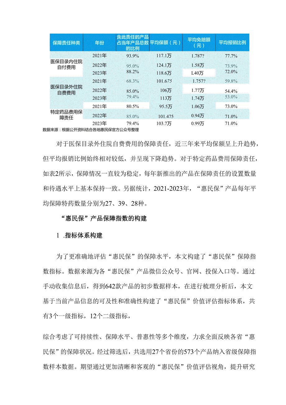 “惠民保”保障指数构建的若干思考.docx_第3页