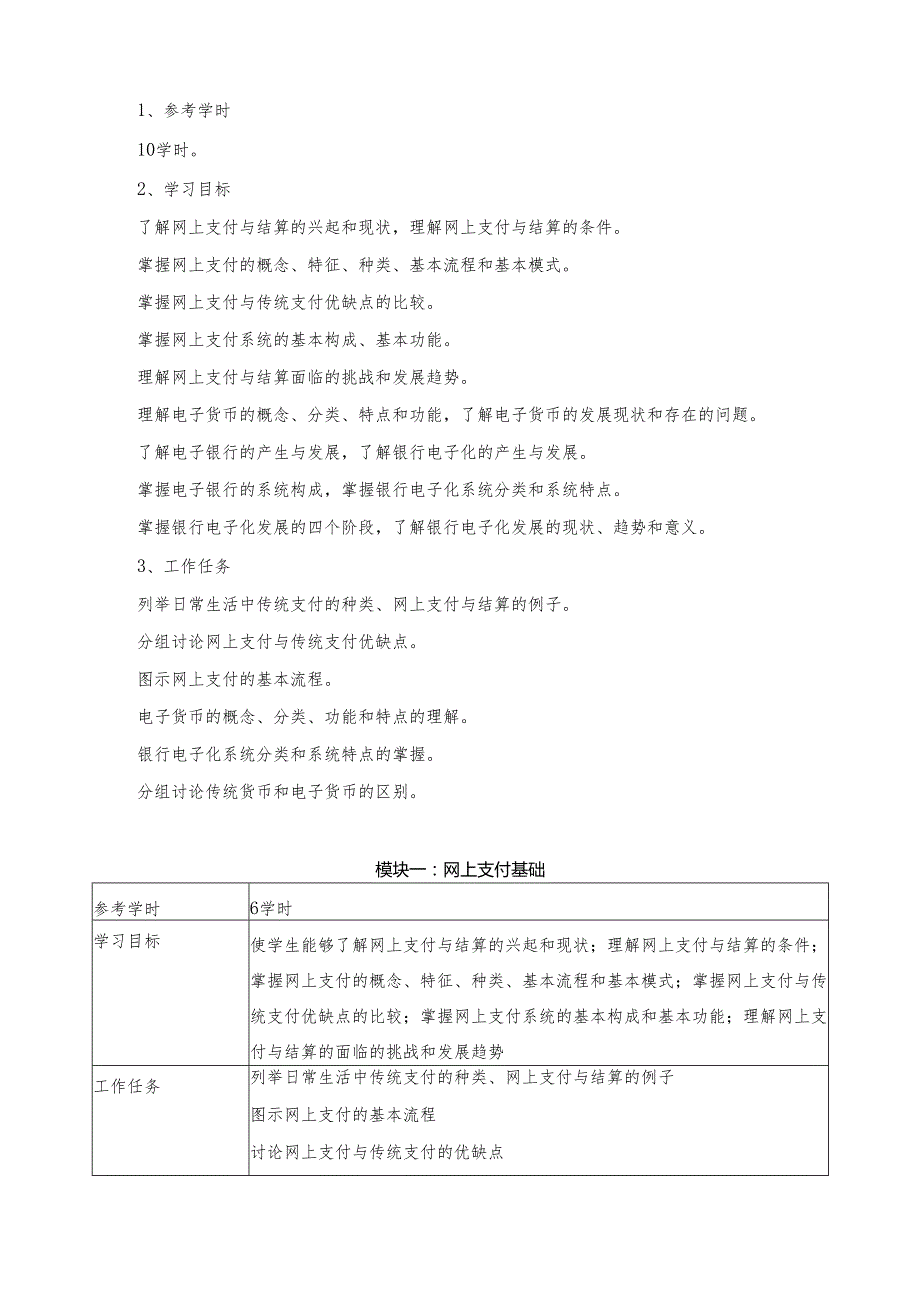 《网络支付与结算》课程标准.docx_第2页