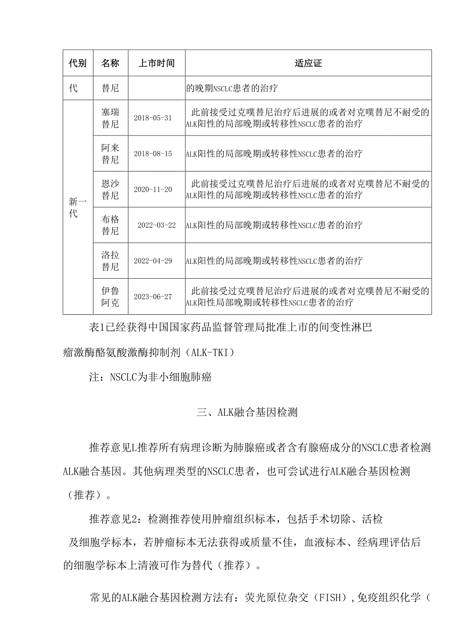 间变性淋巴瘤激酶酪氨酸激酶抑制剂治疗晚期非小细胞肺癌中国专家建议(2024版).docx_第3页